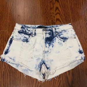 Forever 21 Acid Wash High Waisted Jeans